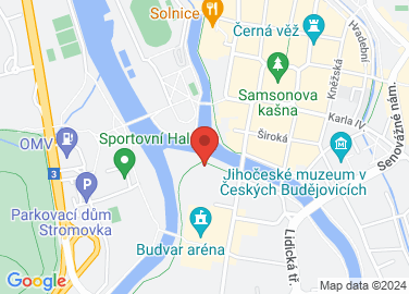 Map to Zátkovo nábřeží 55, České Budějovice, 37001