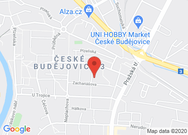 Map to Klostermannova 2528/6, České Budějovice, 37004