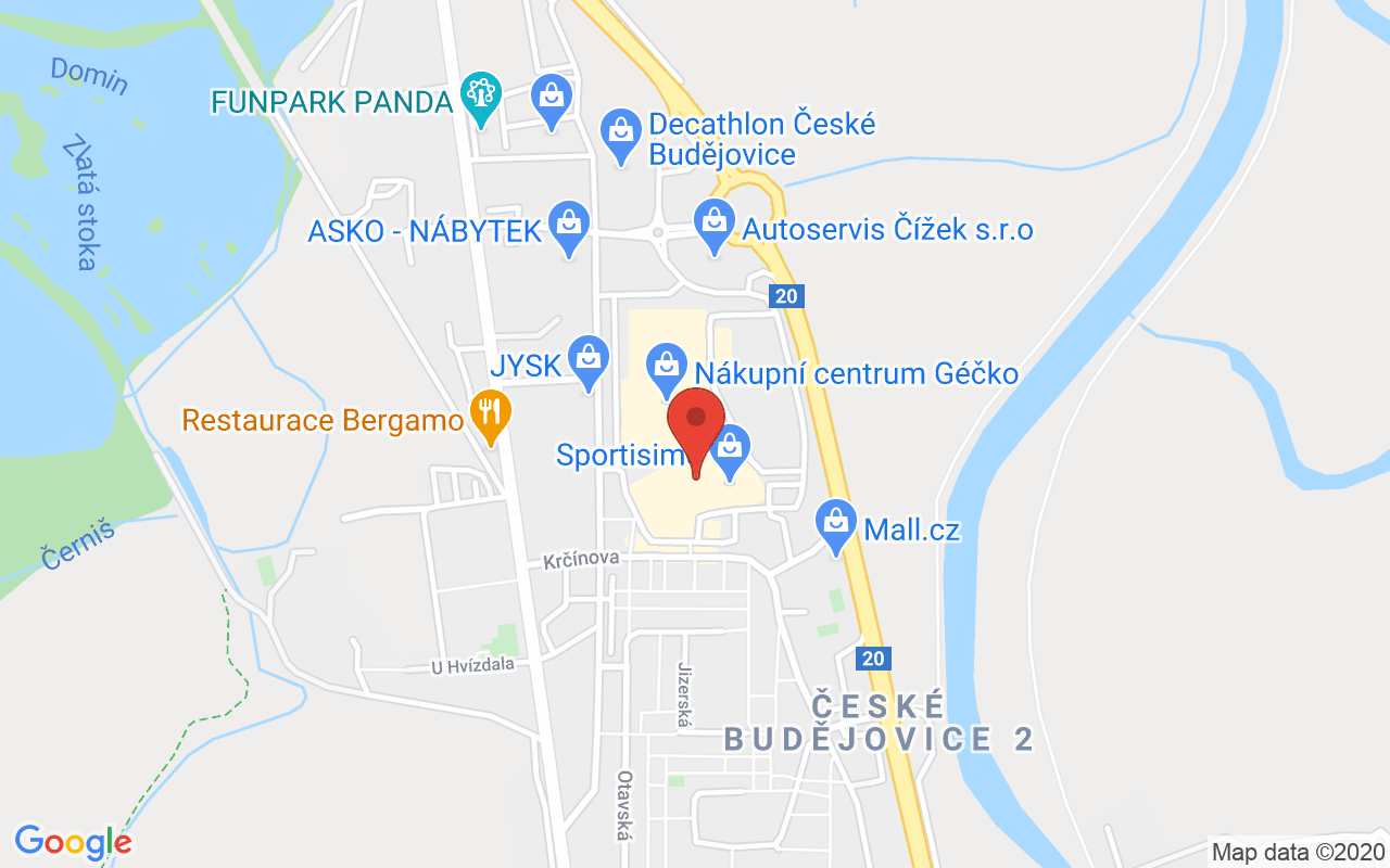 Map to České Vrbné 2360, České Budějovice, 37011