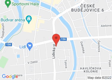 Map to Lidická trída 134/9, České Budějovice, 37001