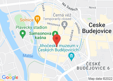 Map to Náměstí Přemysla Otakara II. 117/32, České Budějovice, 37001