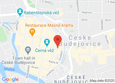 Map to Kanovnická 1, České Budějovice, 37001