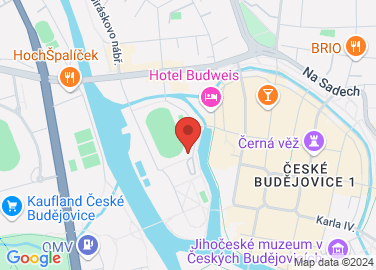 Map to Sokolský ostrov 1, České Budějovice, 37001