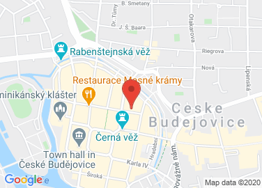 Map to Hroznová 10, České Budějovice, 37001