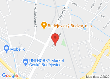 Map to Karoliny Světlé 2, České Budějovice, 37004