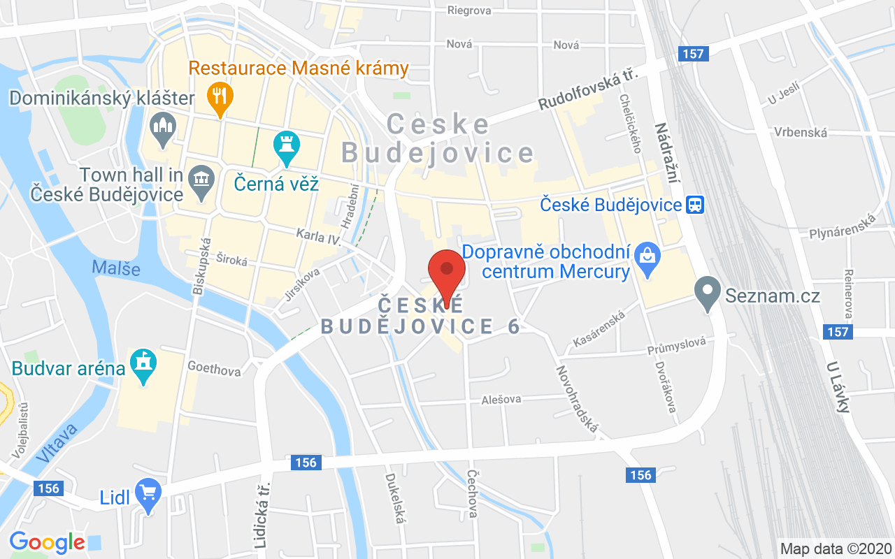 Map to Žižkova třída 226/3, České Budějovice, 37001