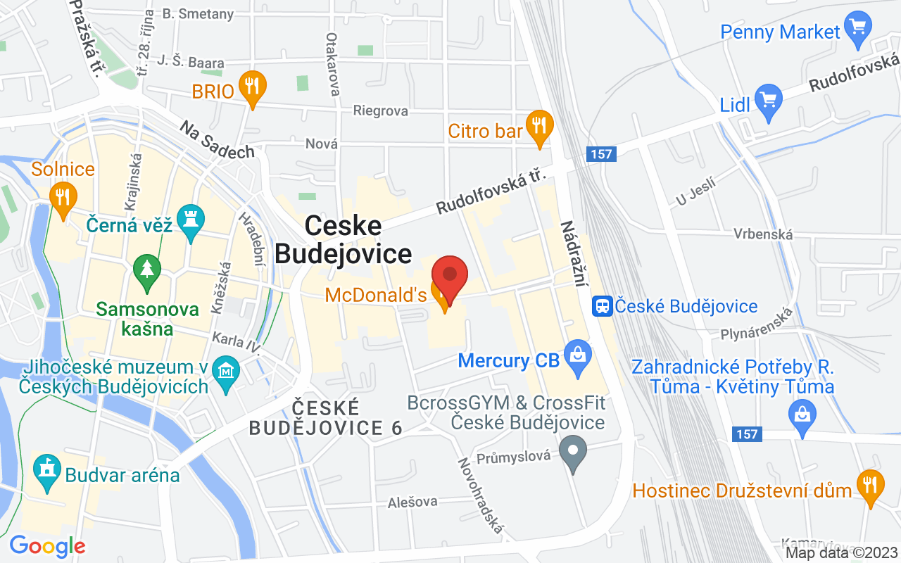 Map to Lannova tř. 1461/22, České Budějovice, 37001