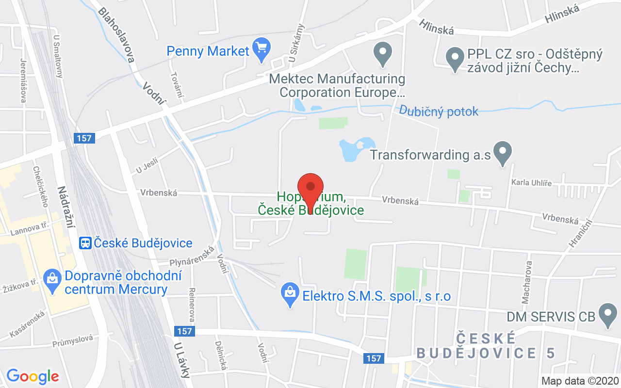 Map to Vrbenská 2290, České Budějovice, 37001