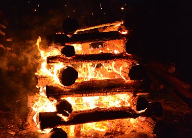 Witches burning
