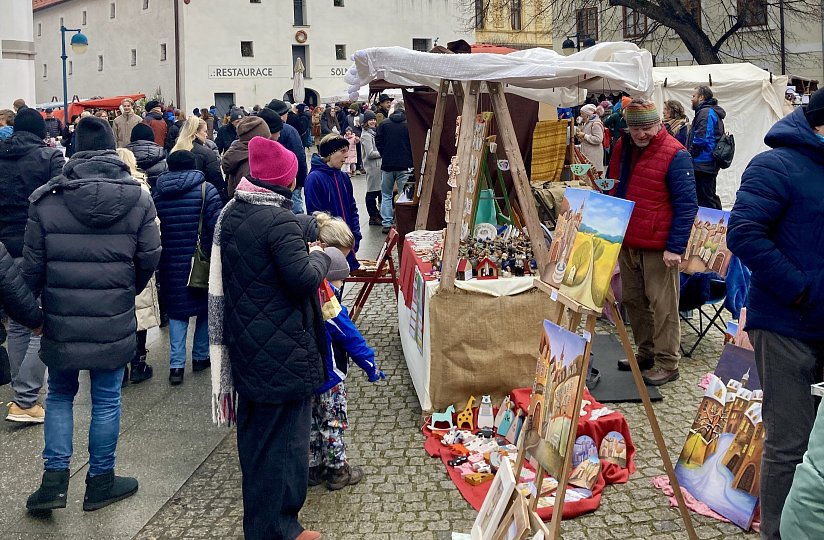 Vánoce na starém městě a staročeská ulička v Panské