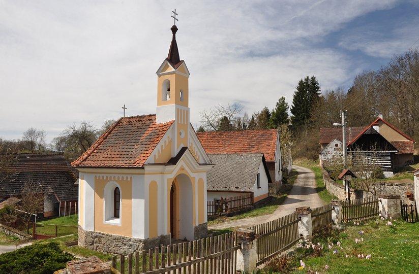 Žebrákov (PI) kaple Panny Marie 1904 stav 2018