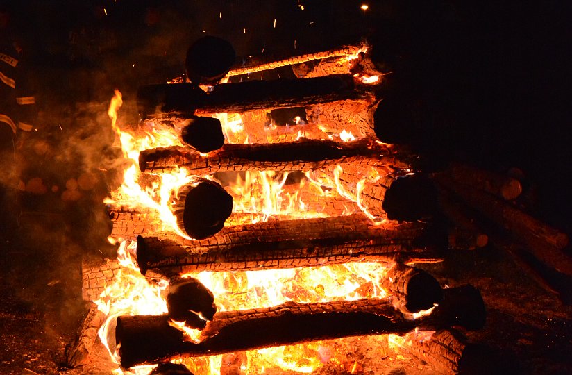 Witches burning