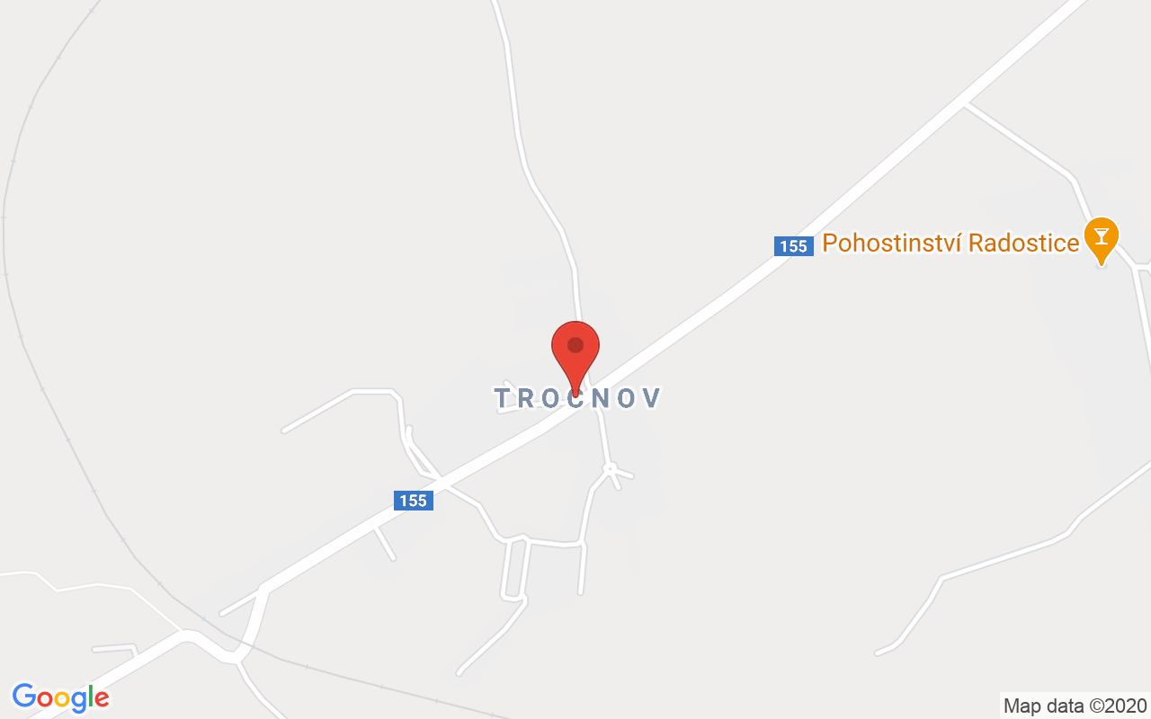 Map to Trocnov Borovany, Trocnov, 373 12